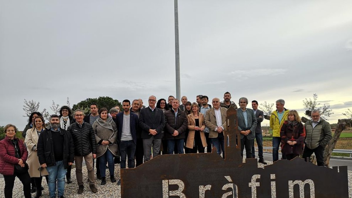 La presidenta de la Diputació de Tarragona, Noemí Llauradó, va inaugurar dijous els trams.