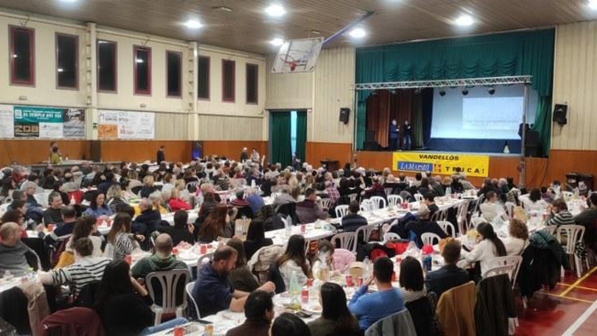 Imagen de la gala benéfica de Vandellòs del 28 de enero