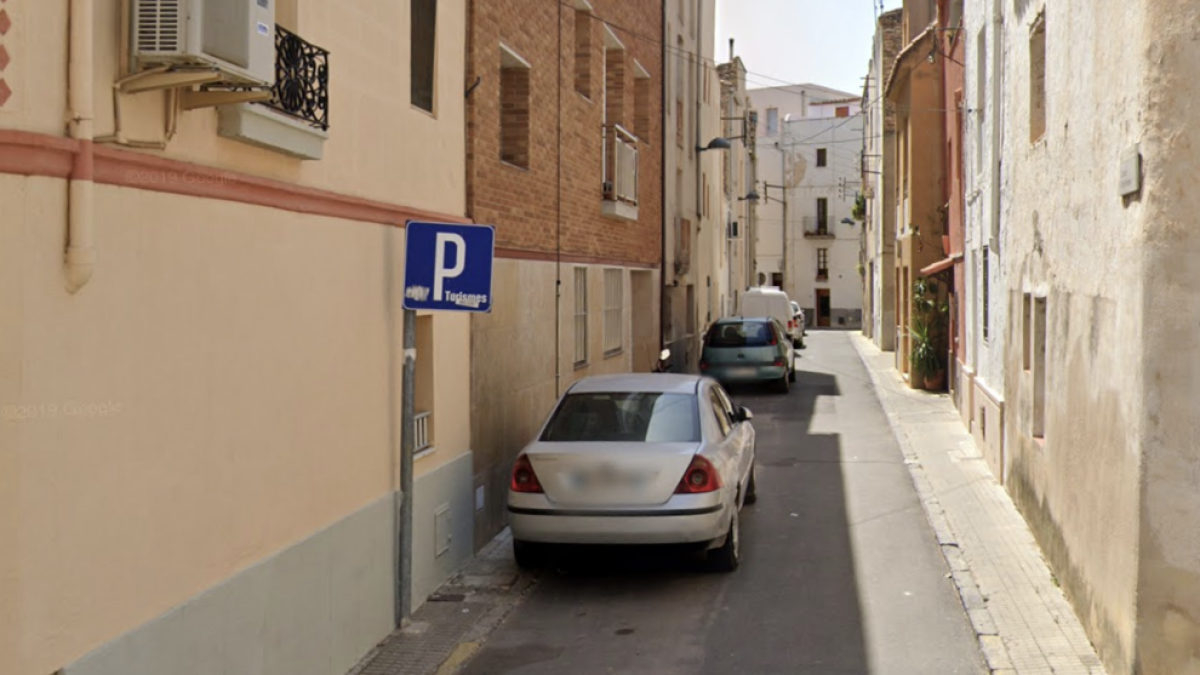 Imatge del carrer Sant Fermí de Roquetes.