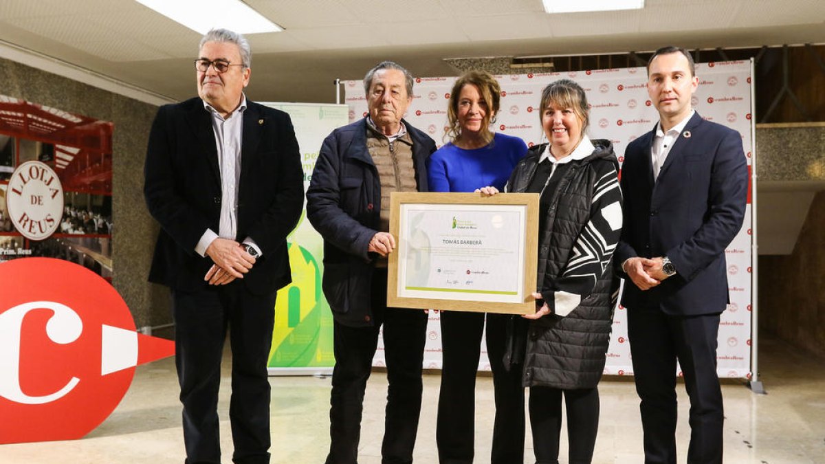 Tomàs Barberà fue reconocido por su historia.