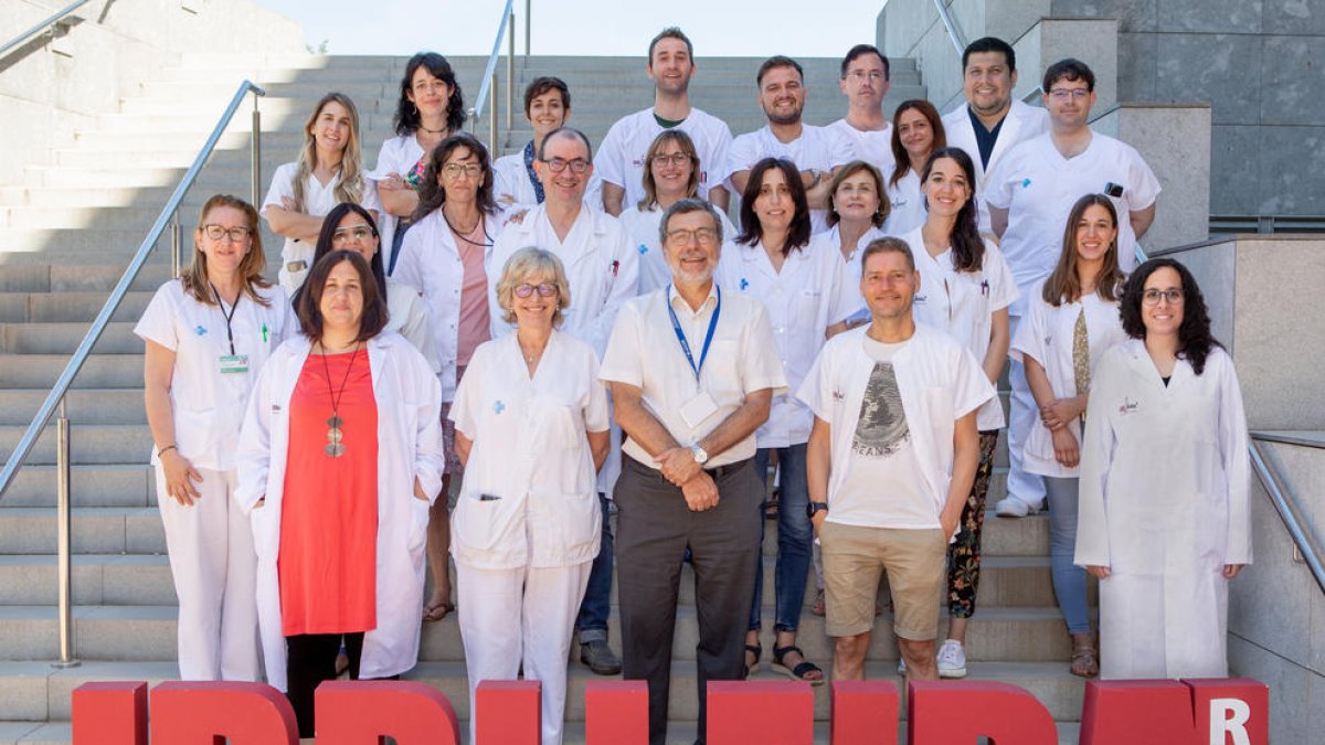 El grup de recerca de Patologia oncològica de l'IRBLleida, la UdL i el departament d'Anatomia Patològica de l'Arnau de Vilanova.