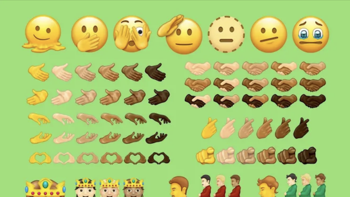 Una persona embarazada de género fluido, una rueda o un trol son algunos de los nuevos emojis.