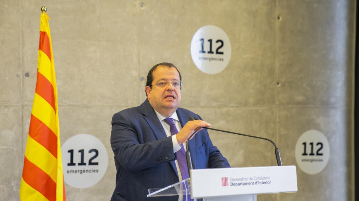El conseller d'Interior, Joan Ignasi Elena, va explicar ahir a Reus les mesures previstes en el marc del PLASEQTA per a aquest 2023.
