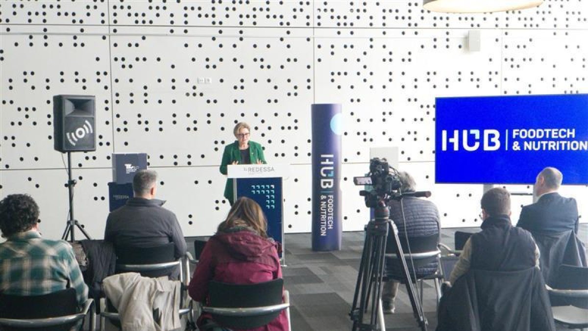 Teresa Pallarès durante la rueda de prensa.