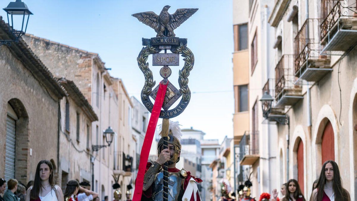 Imatge d'una edició anterior del Misteri de la Passió de la Pobla de Mafumet.