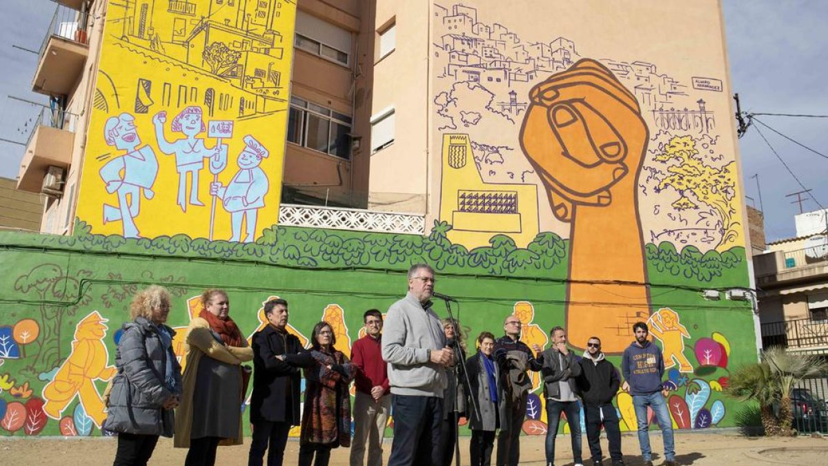 Inauguració del mural a Bonavista i projecció del documental.