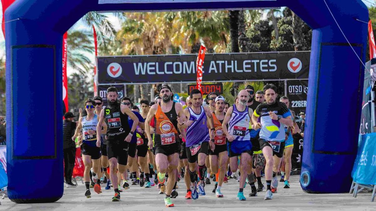 Imatge d'arxiu de la Mitja Marató de Salou.