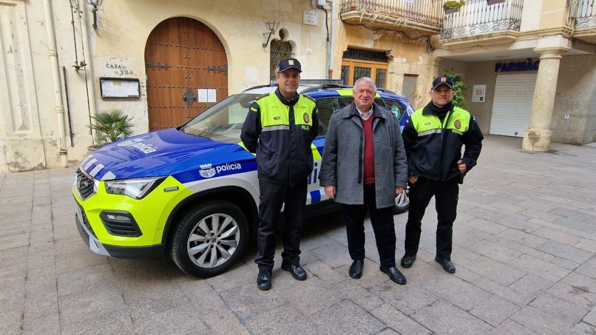 Imatge del nou vehicle de la Policia Local de l'Arboç.