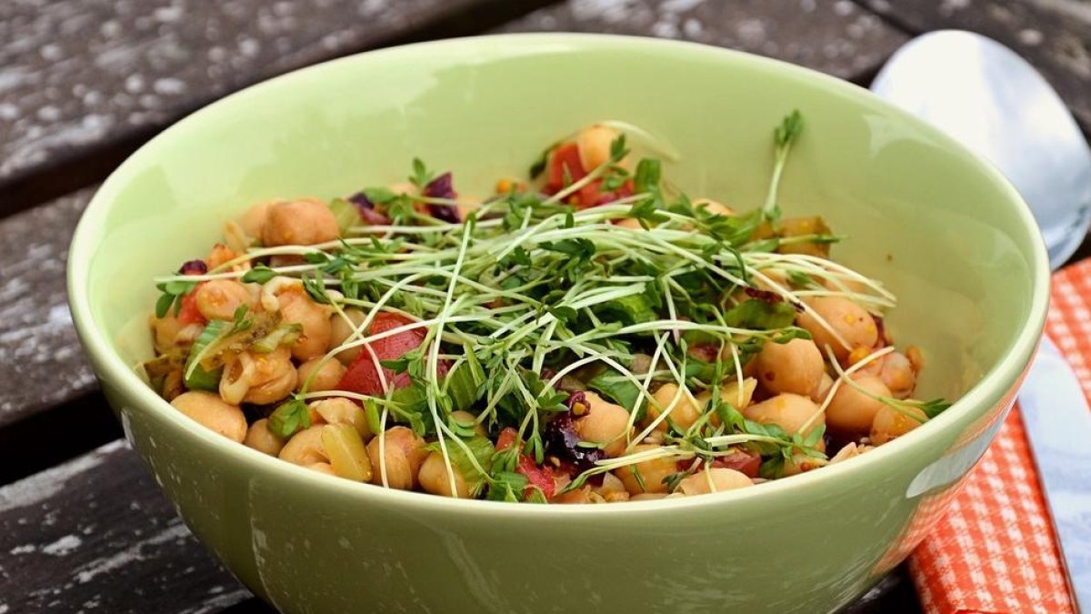 Ensalada con berros.