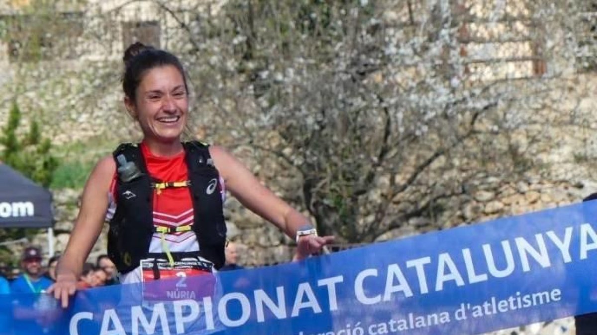 Núria Gil se corona en el campeonato de Cataluña de Trail