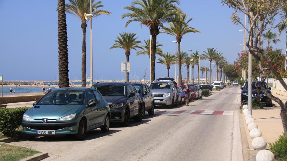 El passeig marítim de Cunit concentrarà bona part de les places de zona taronja.