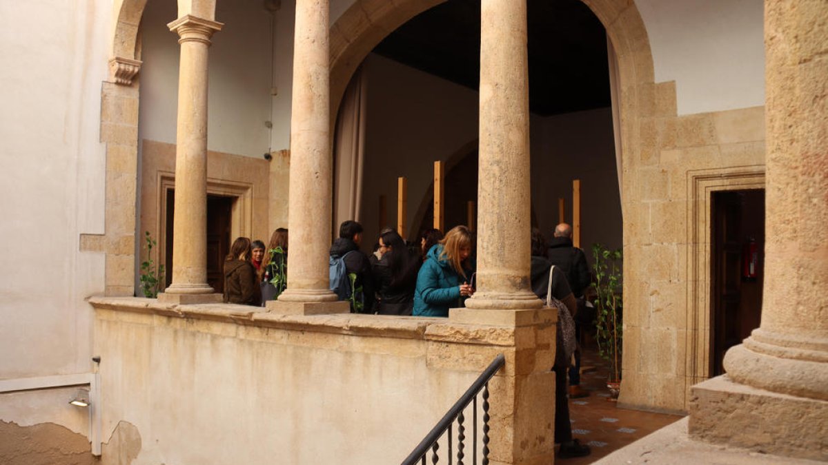 Imagen del interior del Antic Ajuntament de Tarragona.