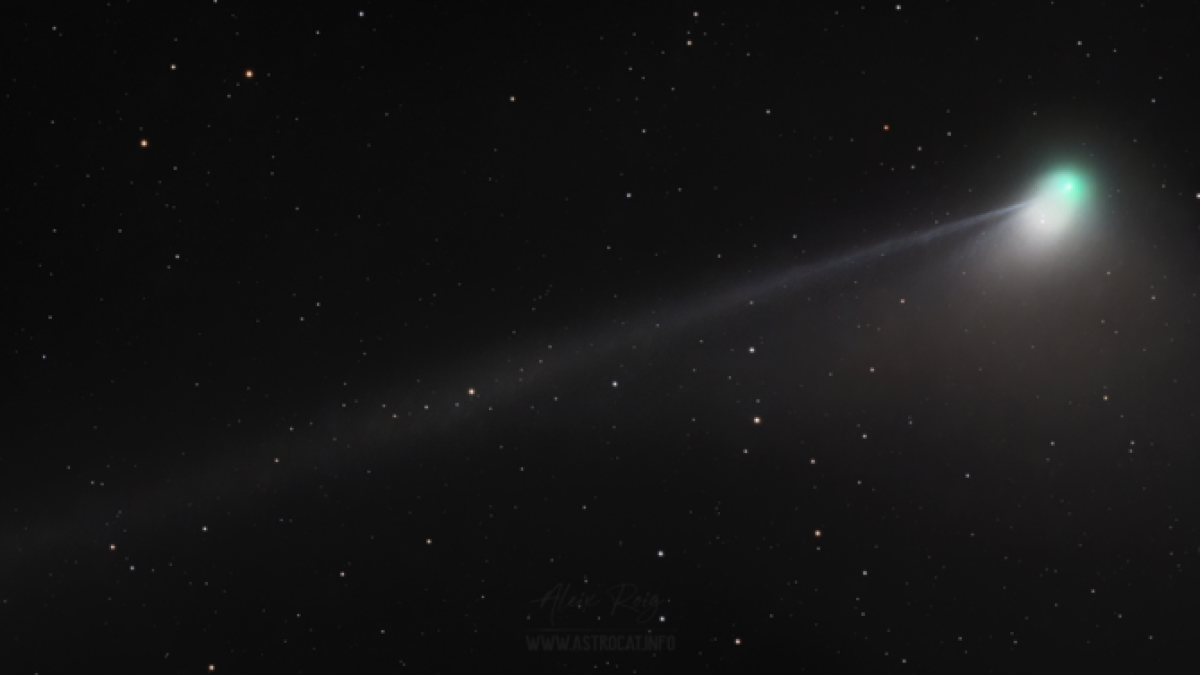 Imatge d'un cometa a Prades.