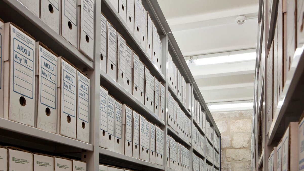 Dipòsits de documentació de l'Arxiu Comarcal de la Conca de Barberà.