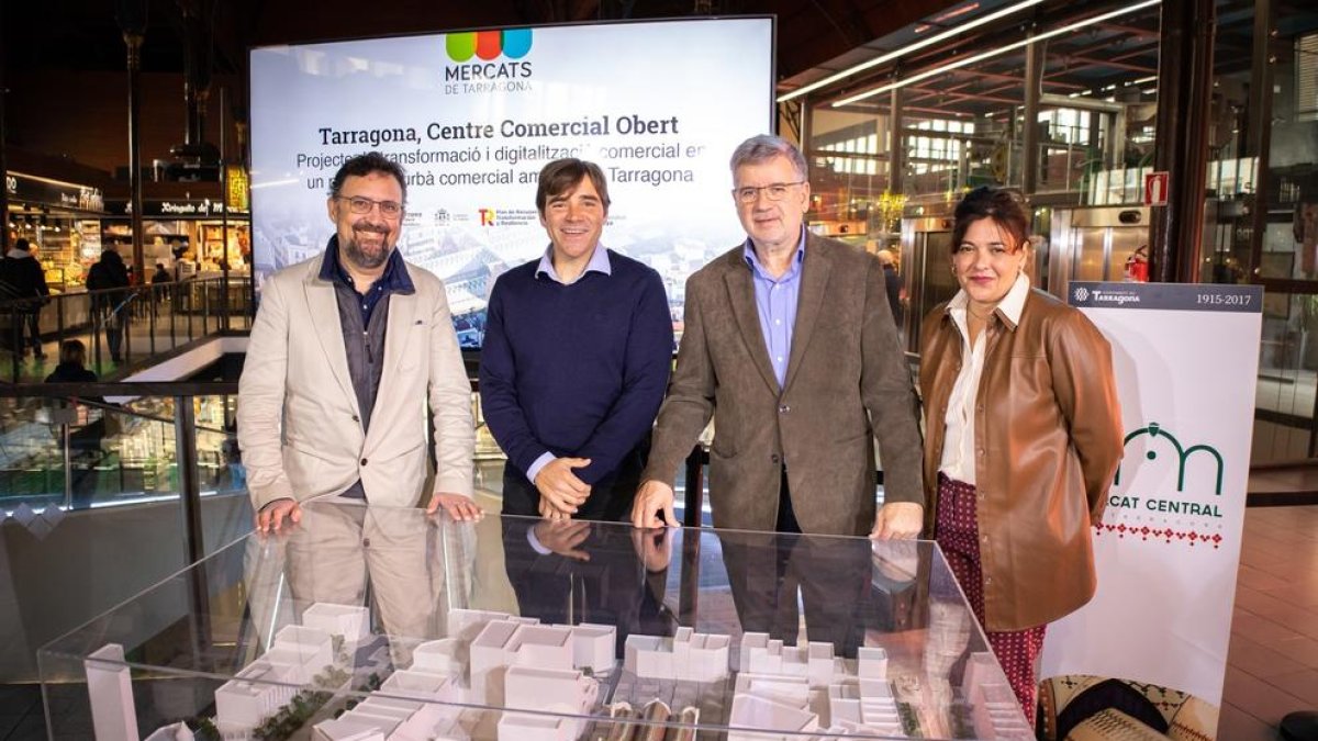 El projecte «Tarragona centre comercial obert» permetrà impulsar la transformació digital comercial i aplicar mesures de sostenibilitat i eficiència energètica