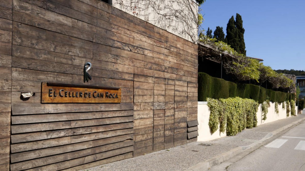 Fachada del restaurante Celler de Can Roca de Girona.