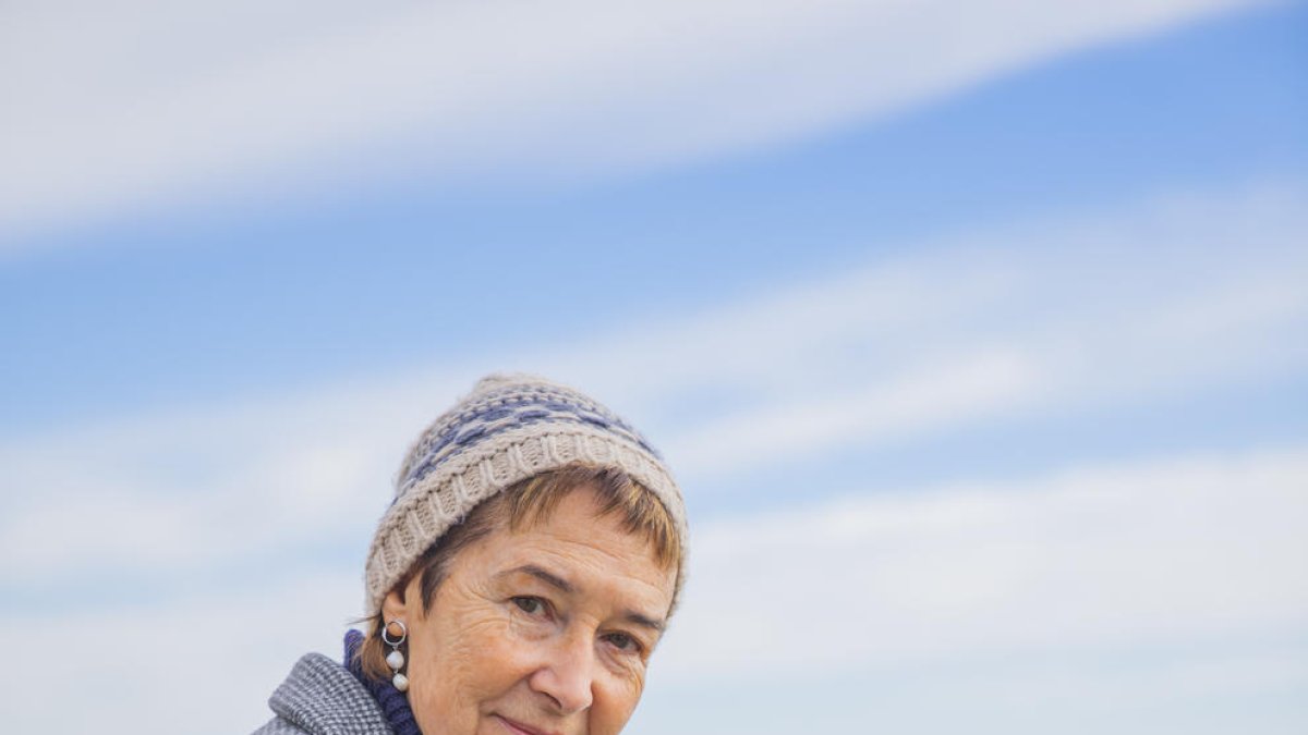 La periodista Berta Ramos aquest dilluns al Balcó del Mediterrani de Tarragona.