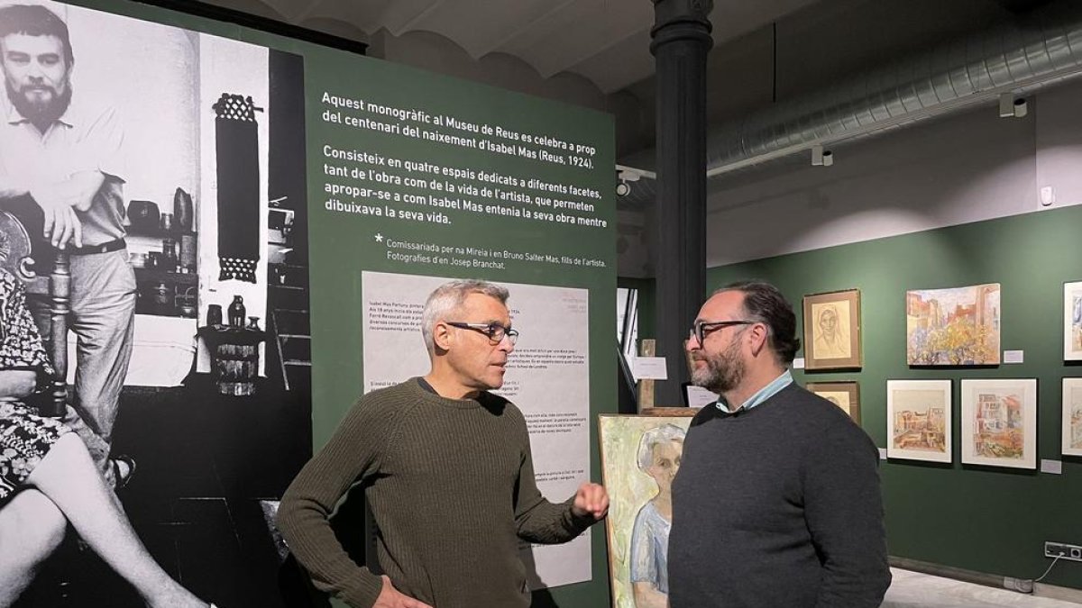 Marc Ferran i Daniel Recasens, després de fer el balanç dels museus.