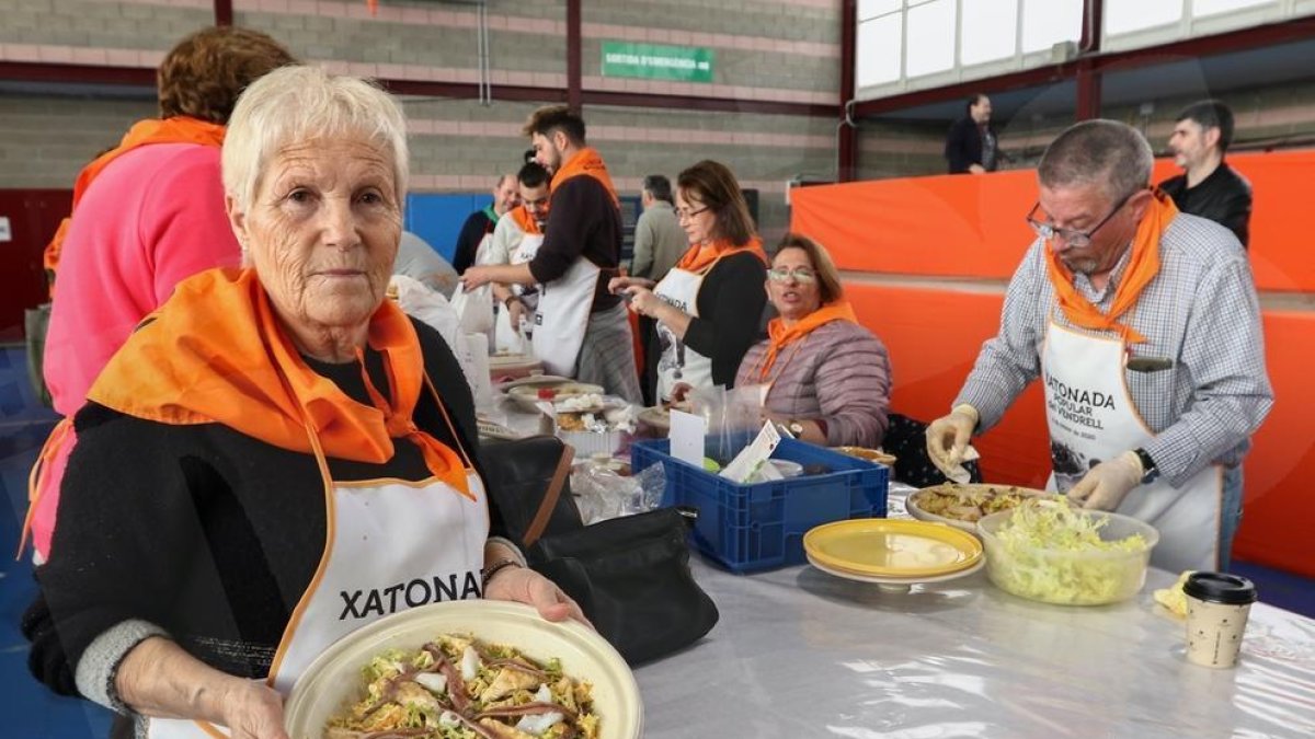 Imatge d'una edició passada de la Xatonada Popular del Vendrell.