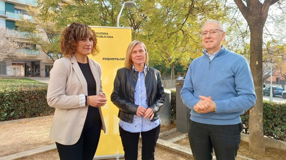 De izquierda a derecha: Débora Fernández, Teresa Rull y Joan París.