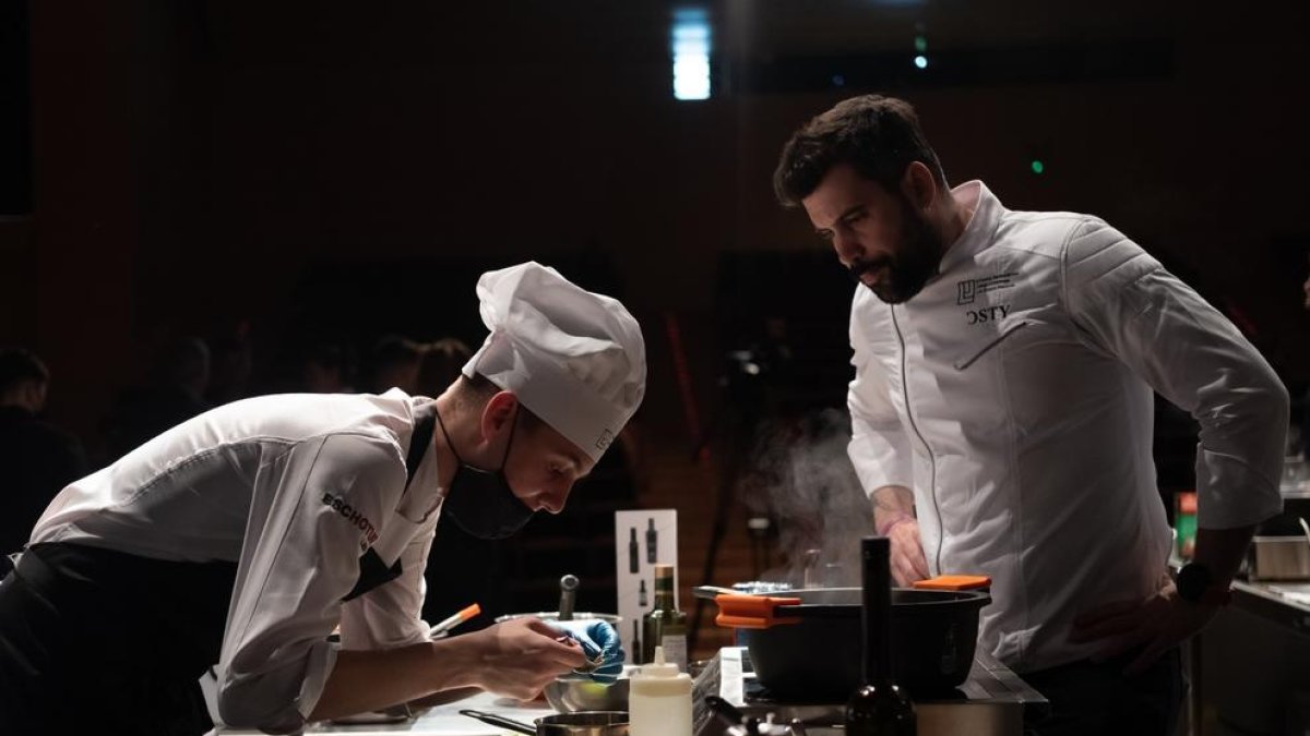 Imatge d'arxiu d'un participant als Premis Gastronòmics Josep Lladonosa.