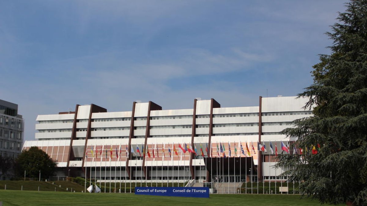 L'edifici del Consell d'Europa,a Estrasburg.