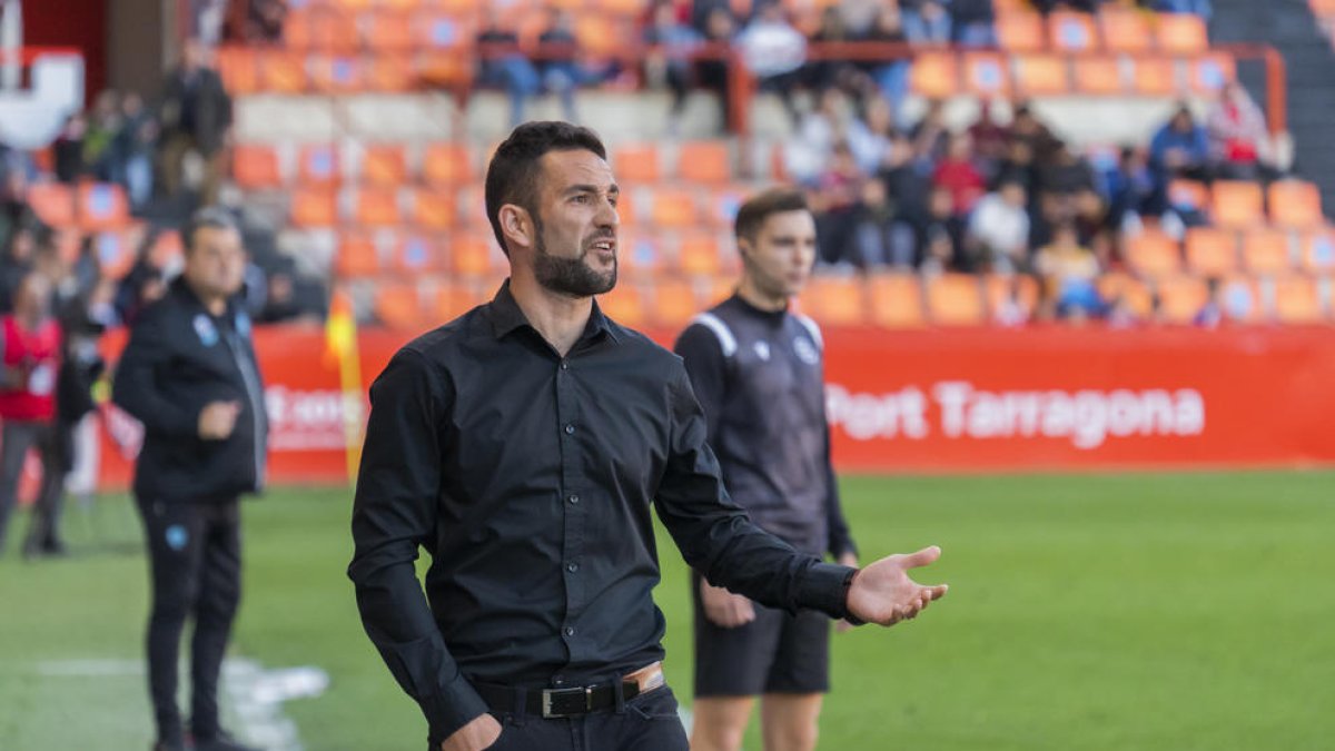 Dani Vidal durante el partido.