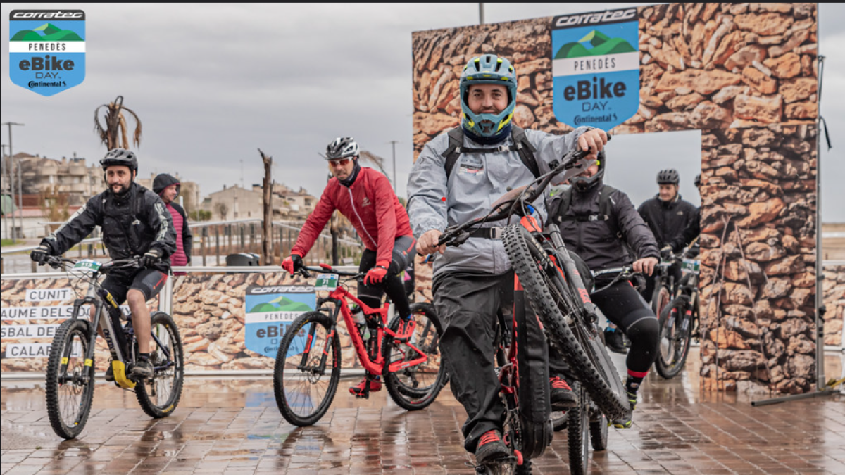 Imatge d'una edició anterior de l'E-Bike day Penedès.