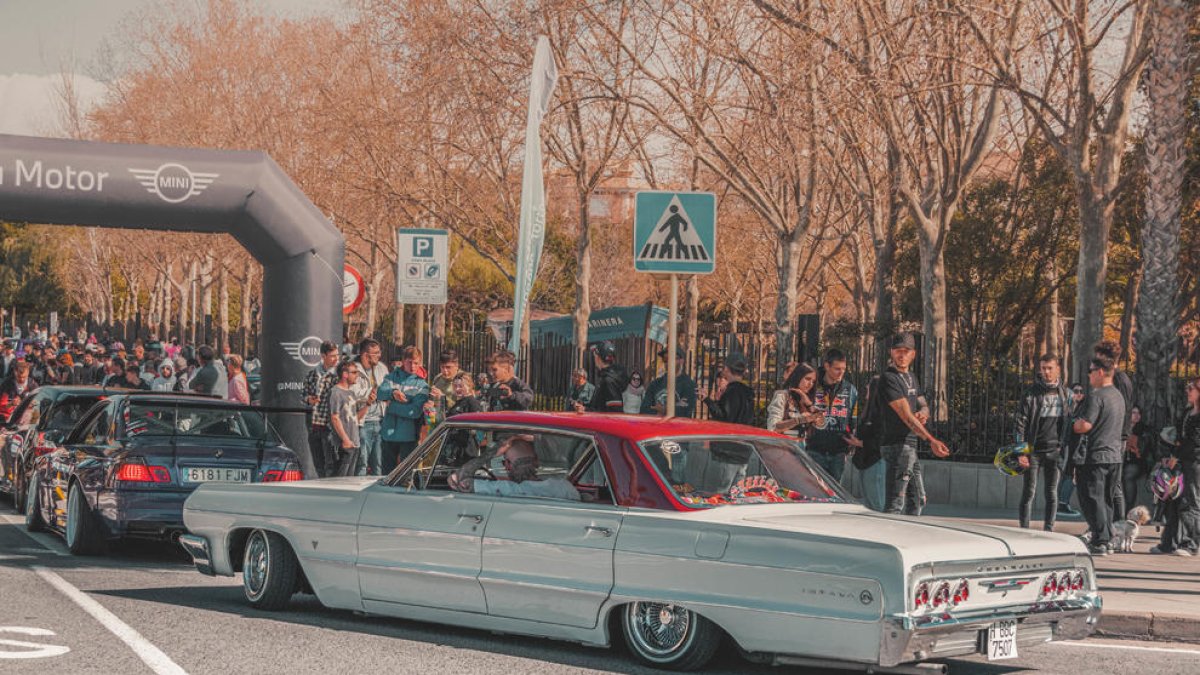 Imatge d'un dels cotxes que es van exhibir a la «TGN Crew Expo Car» a Cambrils.