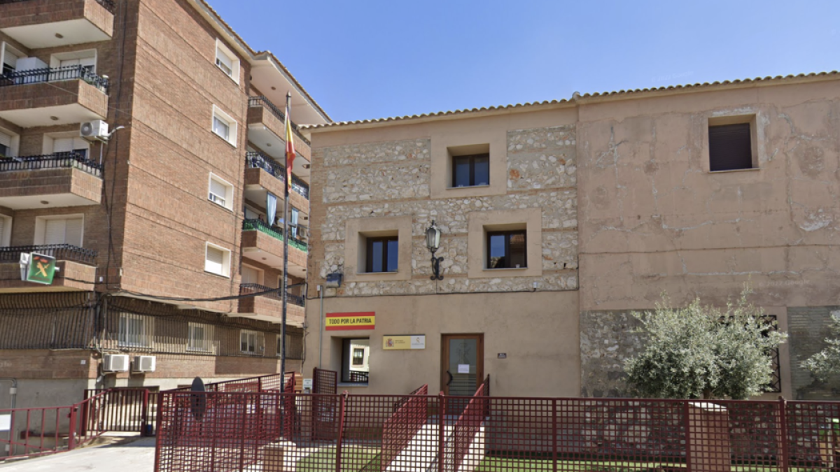 Cuartel de la Guardia Civil en Ocaña, Toledo, donde un Mando ha sido acusado de revelación de secretos y de un delito contra la salud pública.