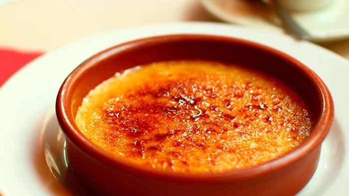 Imatge d'arxiu de crema catalana.