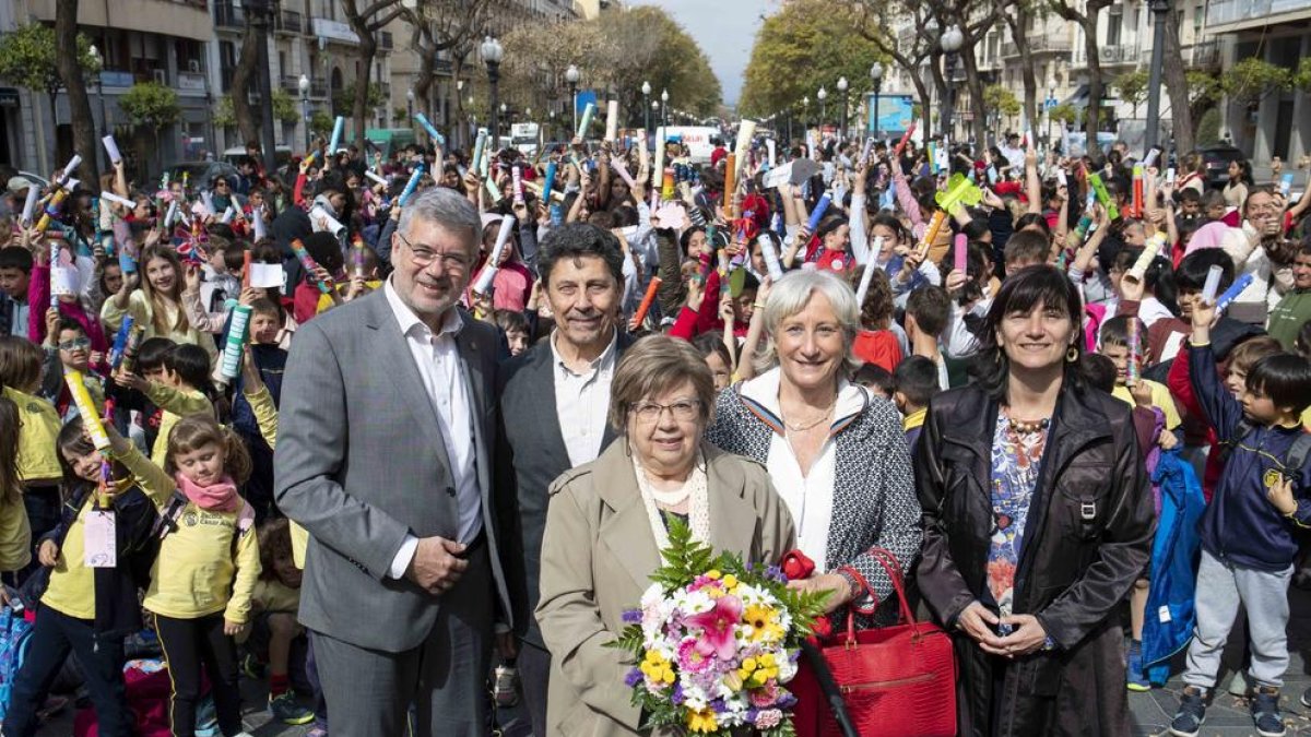 Moment de l'entrega dels premis 'Olga Xirinacs'.