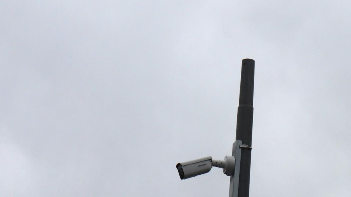 Imatge de la càmara de vigilància a l'Espluga.