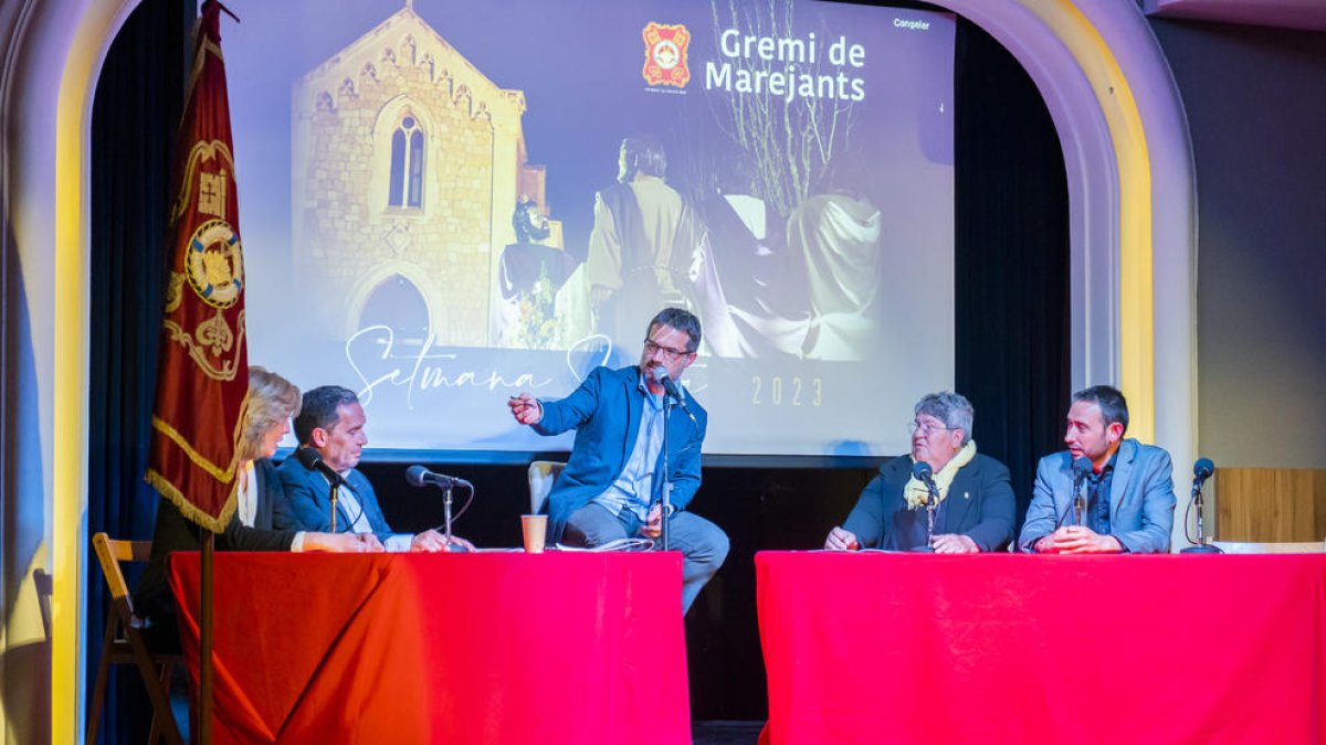 Presentació de l'opuscle del Gremi de Marejants al Teatret del Serrallo.