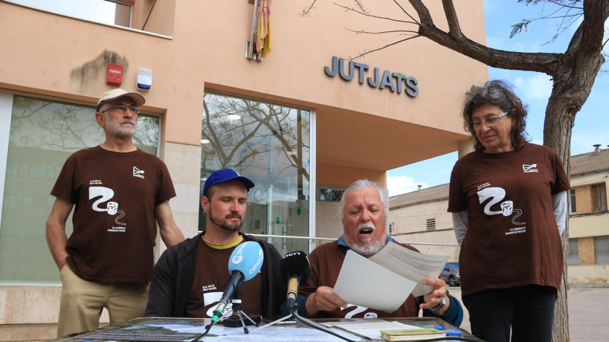 La asociación Sediments presentará dos denuncias la próxima semana a la Fiscalía de Tarragona.