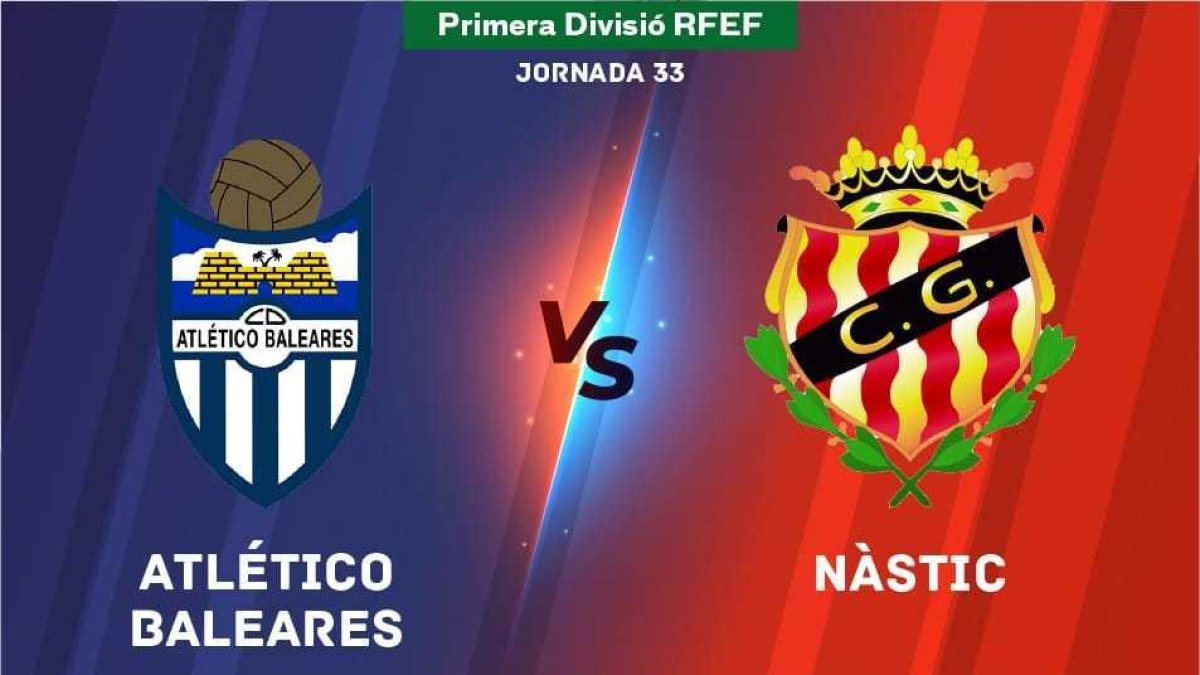 Segueix en directe l'Atlético Baleares - Nàstic