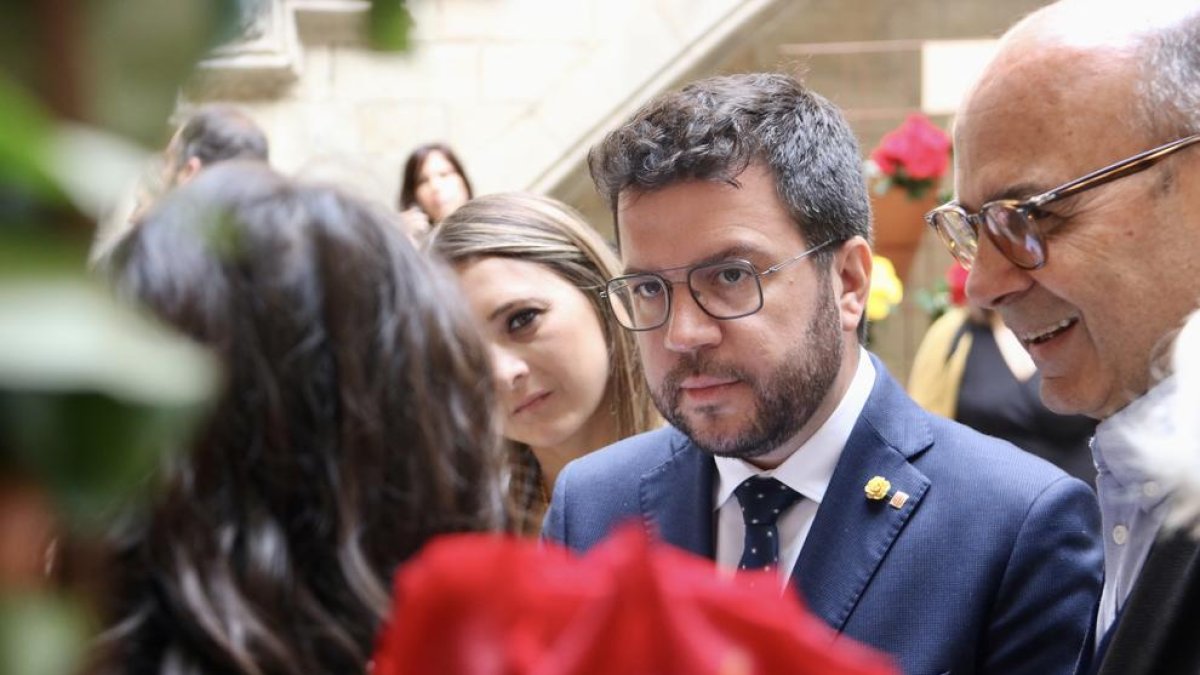 El president de la Generalitat de Catalunya, Pere Aragonès