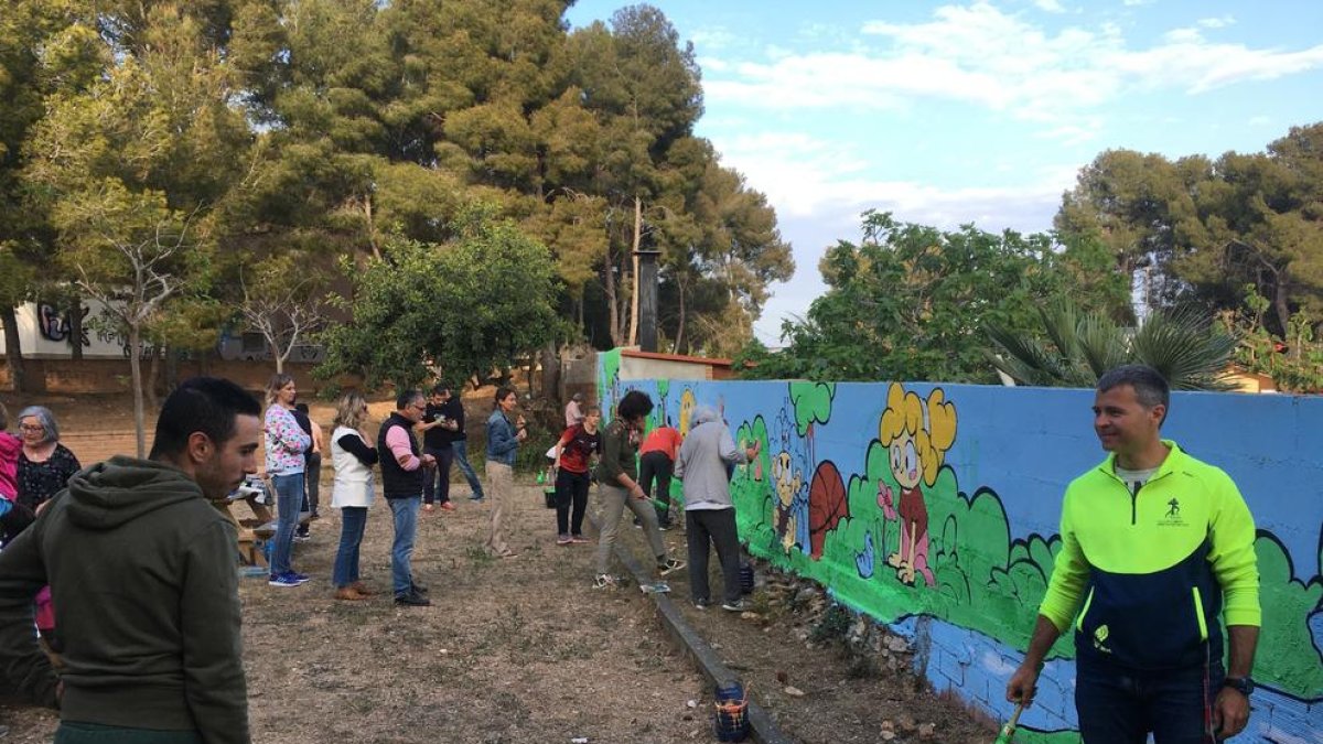 La pintada es va dur a terme durant la tarda de dissabte.