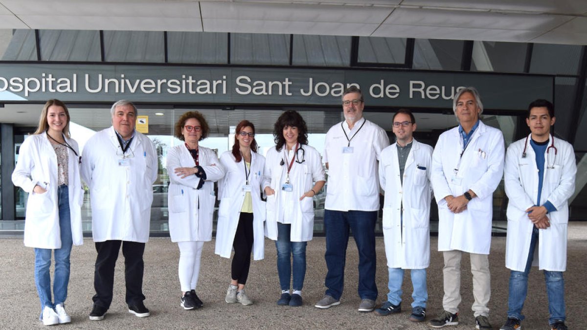 Fotografía de los miembros de la Unidad de Coloproctología del Sant Joan de Reus.