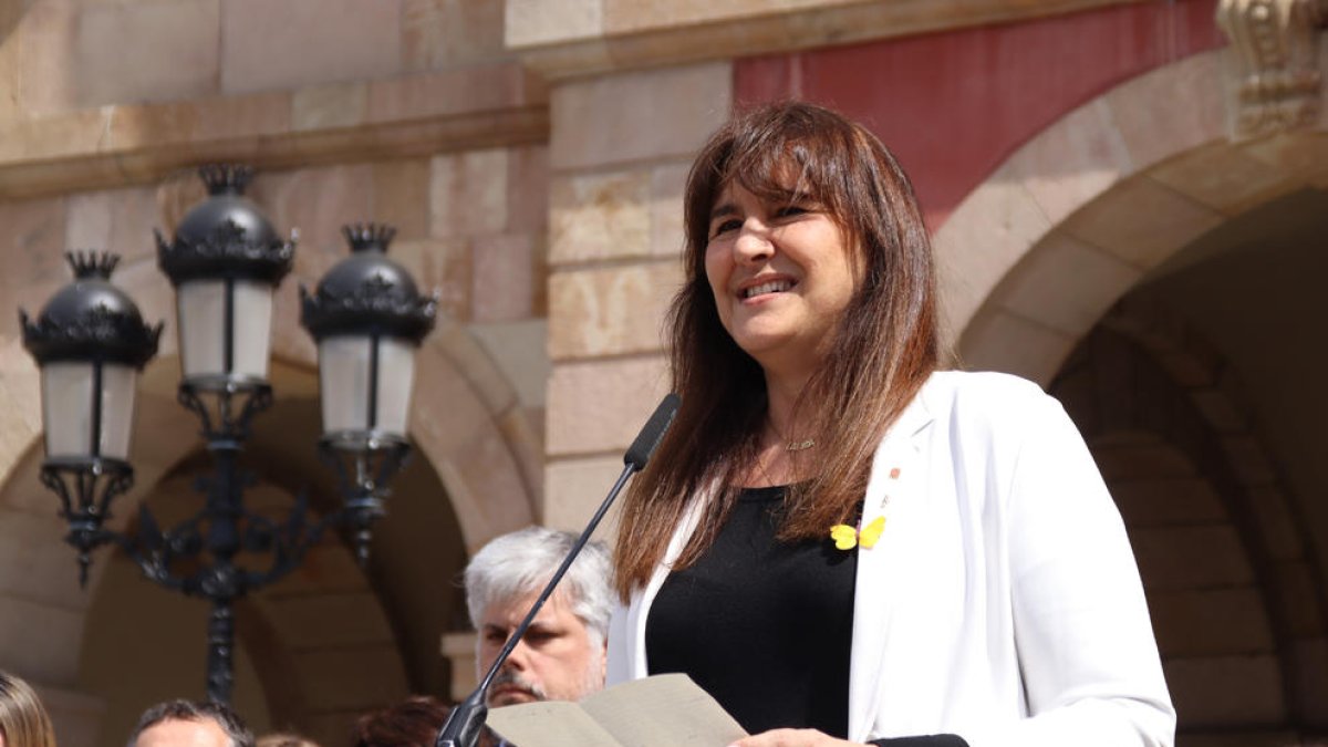 La presidenta del Parlament suspesa, Laura Borràs.