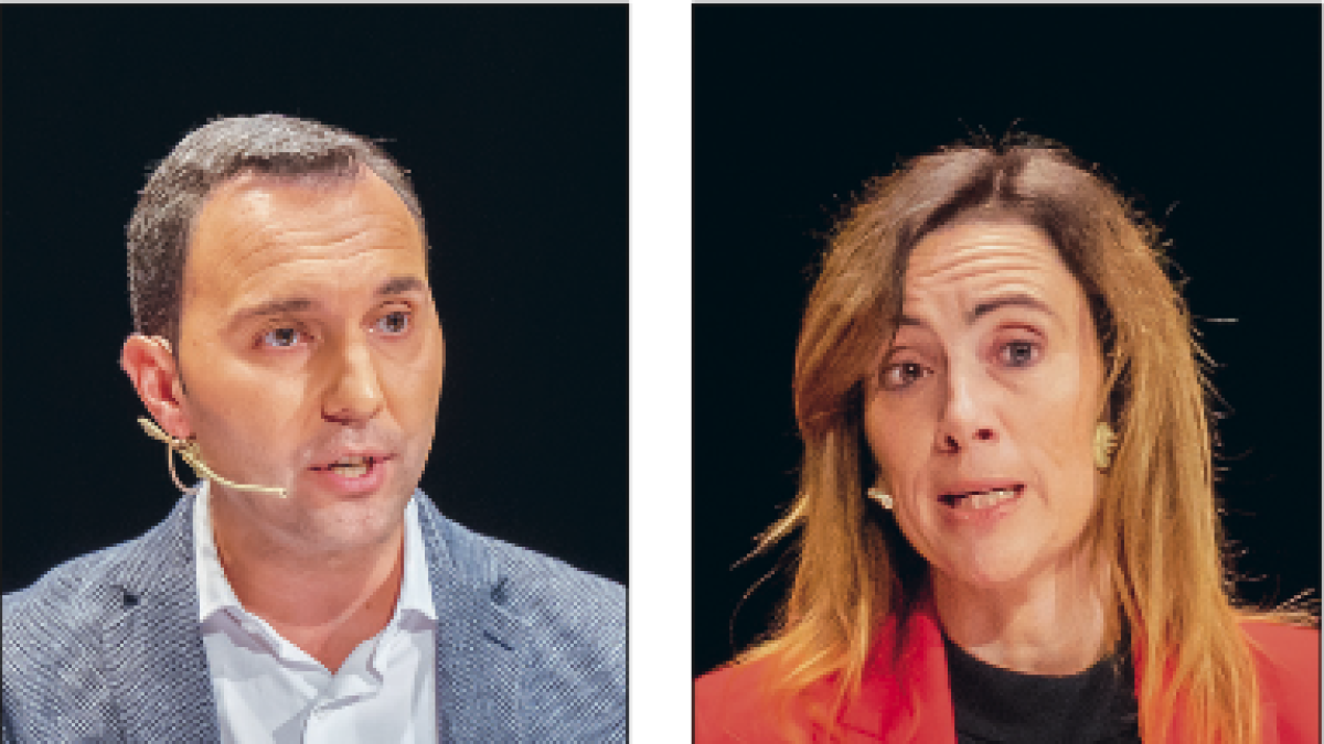 Daniel Rubio (Ara Reus) i Sandra Guaita (PSC).