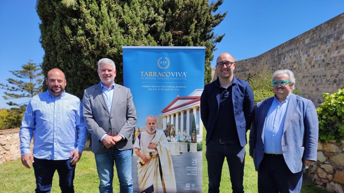 Imagen de la presentación de Tarraco Viva, que se celebrará del 8 al 21 de mayo.