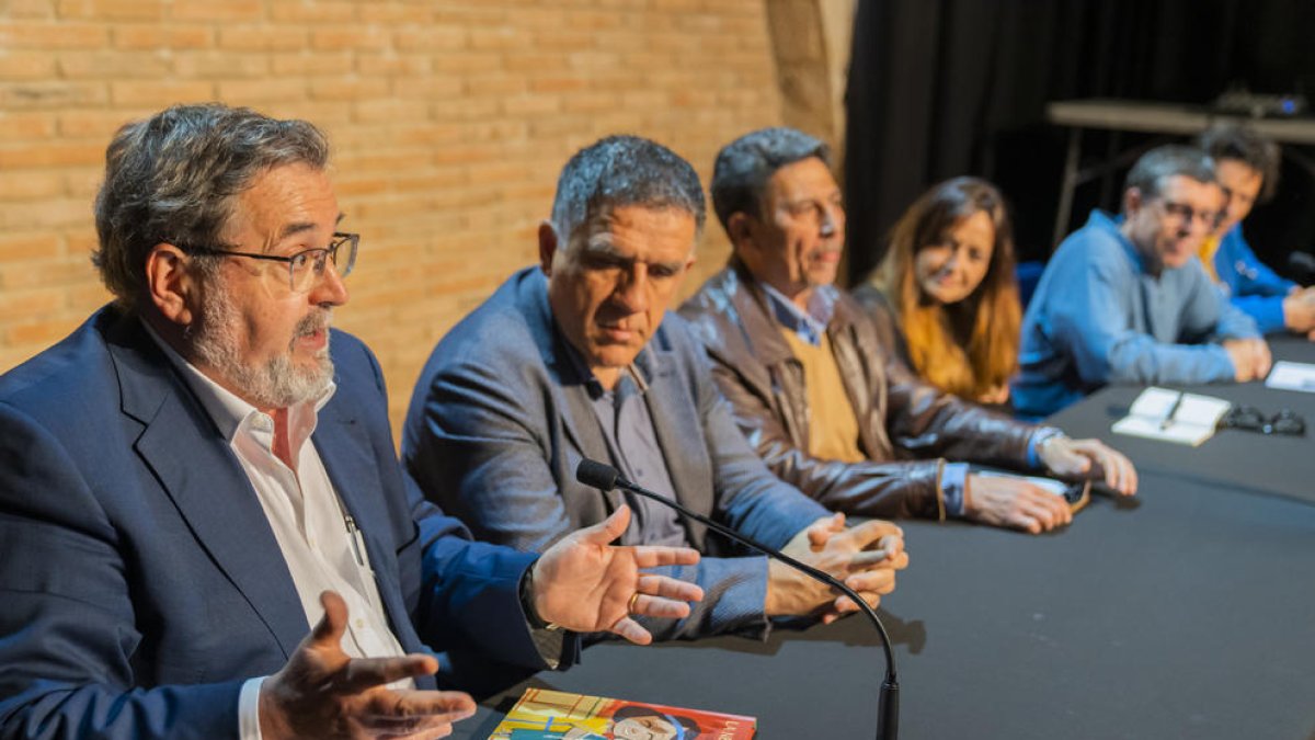 La presentación del libro en el Centre Cultural Antic Ajuntament de Tarragona.