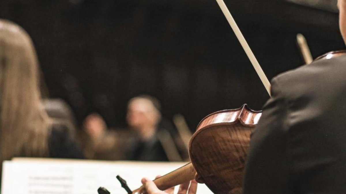 Violinista de la Orquesta de la URV.