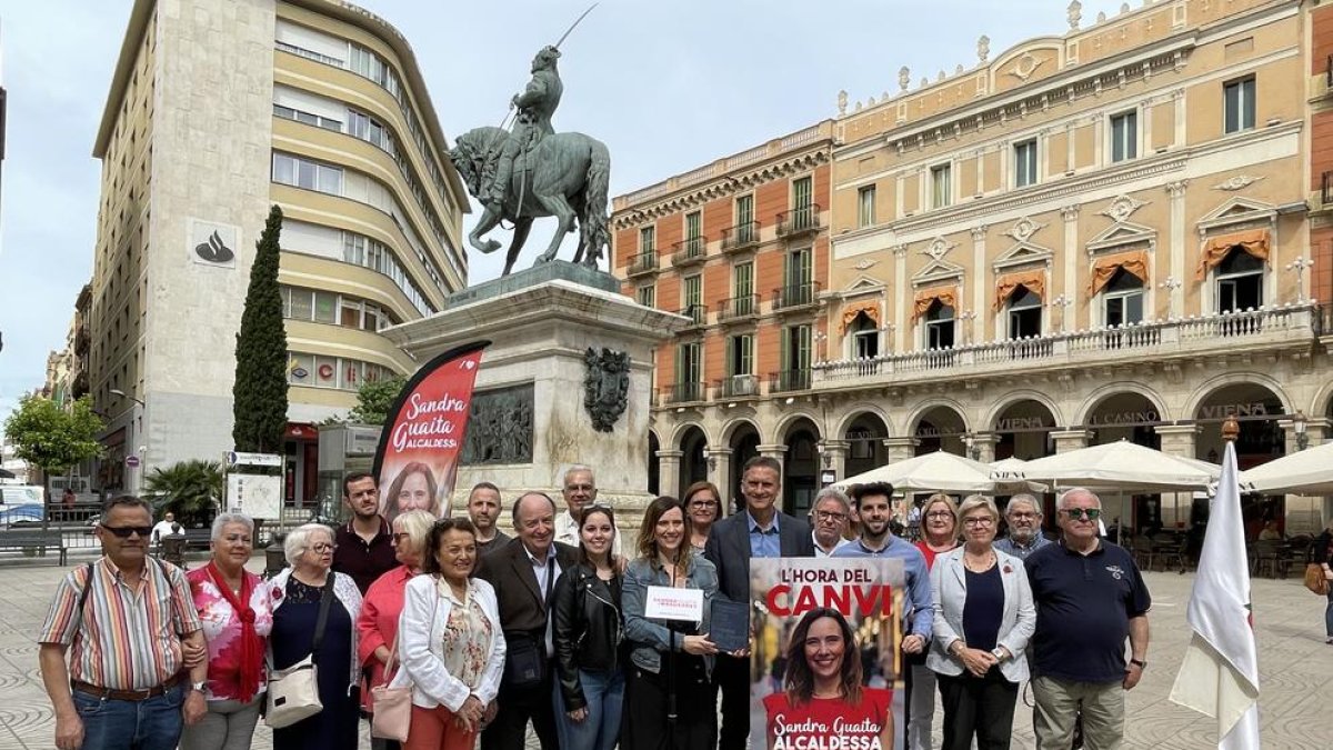 La socialista Sandra Guaita assegura que són l'únic partit amb possibilitat de guanyar les eleccions i fer