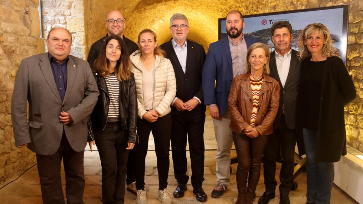 L'alcalde de Tarragona i la resta de regidors de l'equip de Govern durant el mandat 2019-2023.