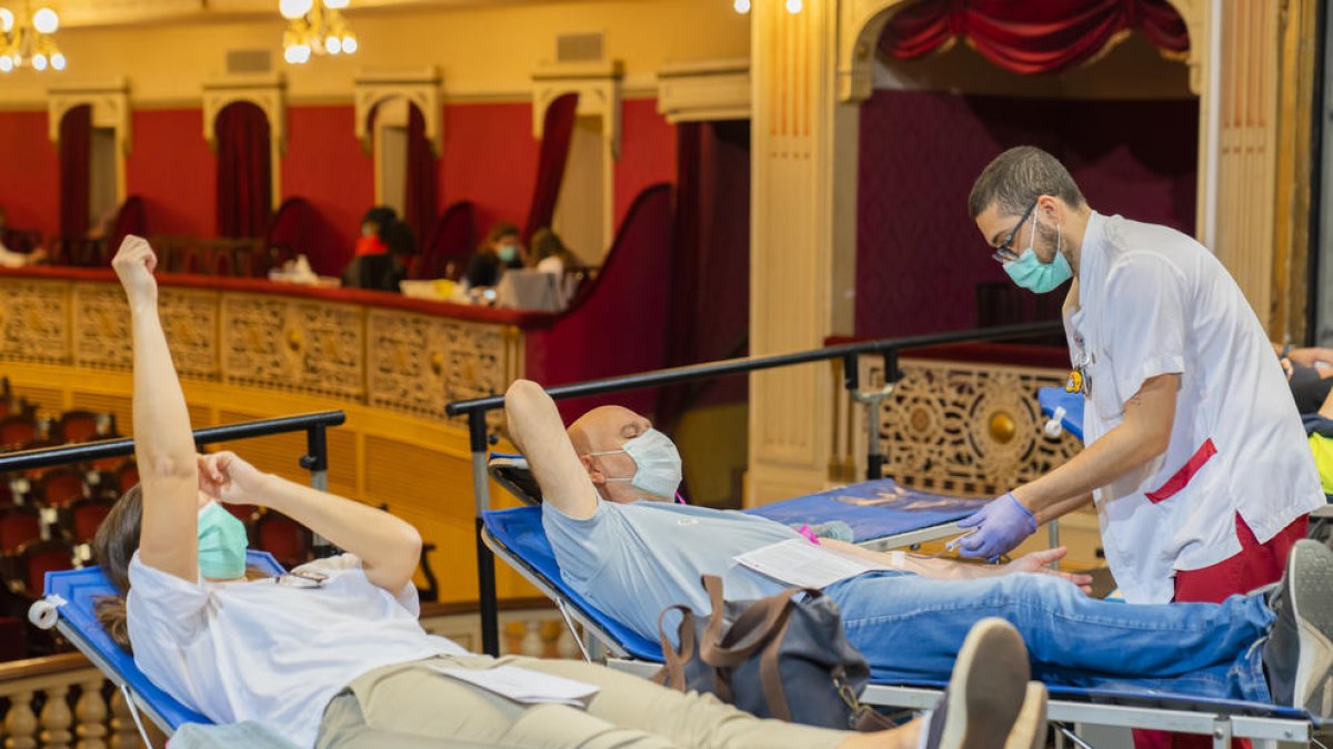 El Teatre Fortuny de Reus va viure la Marató de Donants de Sang fa unes poques setmanes.