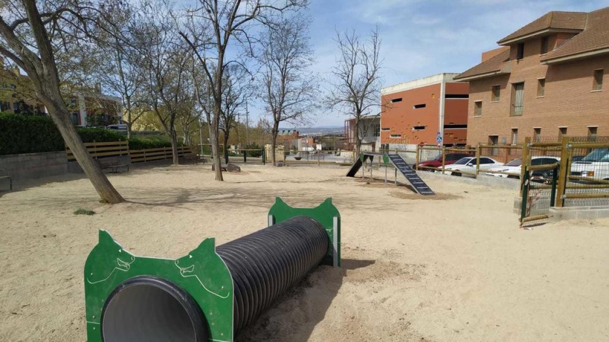 Imatge del pipican del carrer del Nord de l'Arboç amb les obres enllestides.