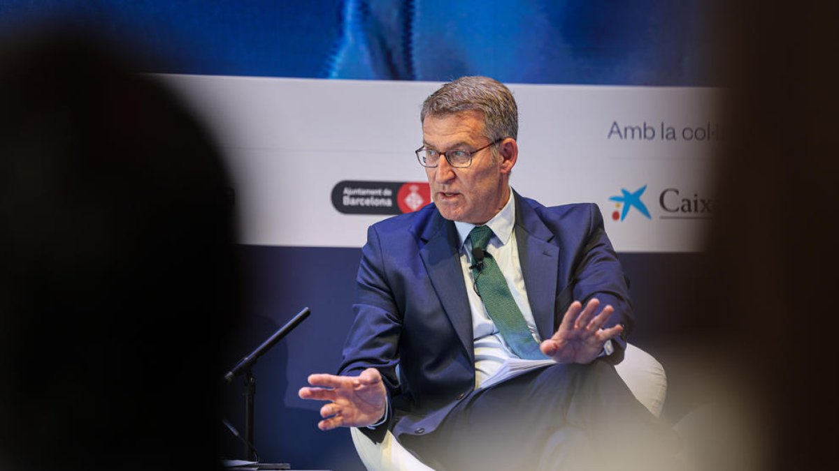 El president del PP, Alberto Nuñez Feijoo.