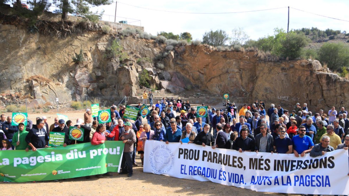 Concentració a Riudecanyes.